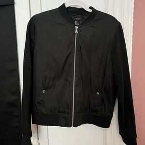 Black Bomber Jacket